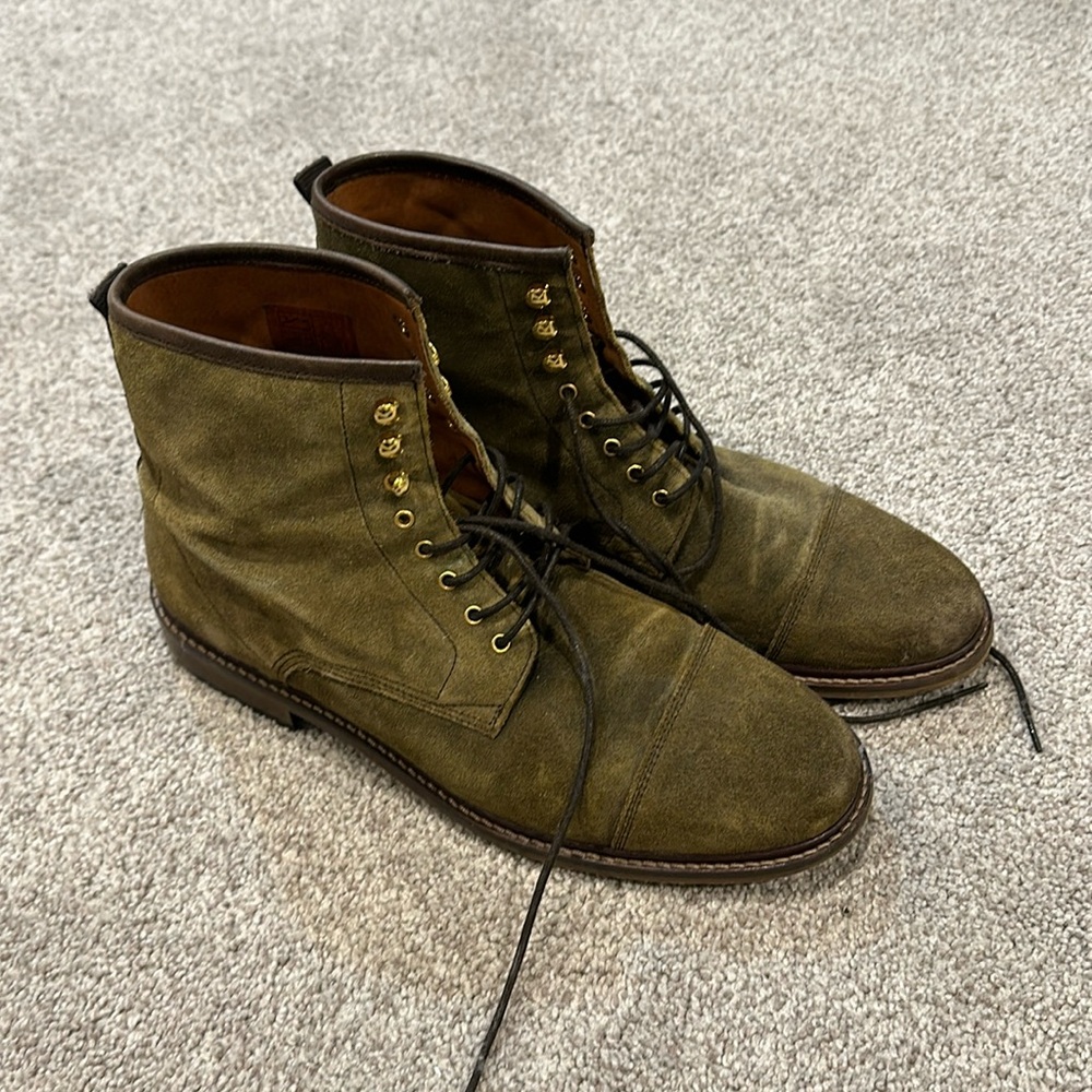Shoe The Bear suede lace up boots